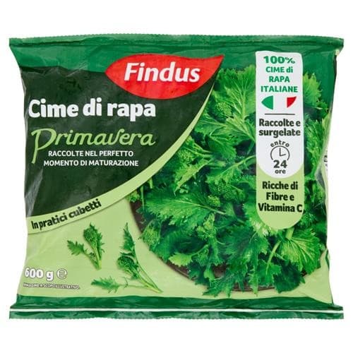 Cime di rapa surgelate Findus, 600 g – Bennet