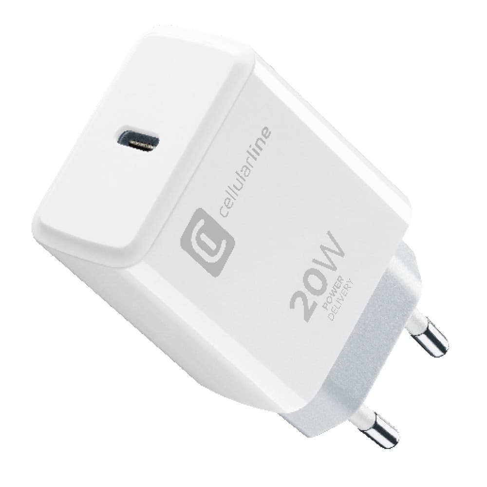 Cellularline caricatore USB-C 20 Watt in offerta da Euronics