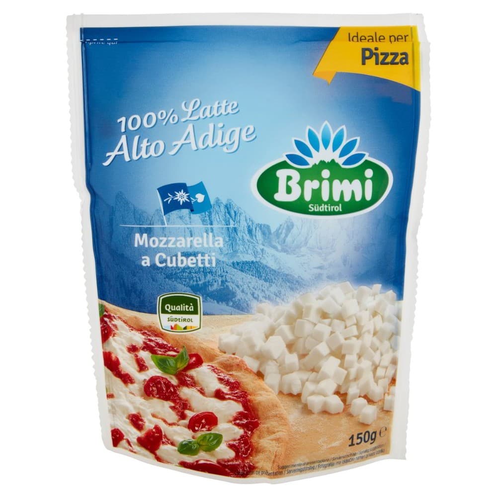 Mozzarella a cubetti, 150 g – Bennet