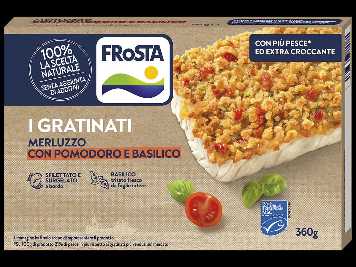 Filetti di merluzzo gratinato Frosta 360 g in offerta da Carrefour