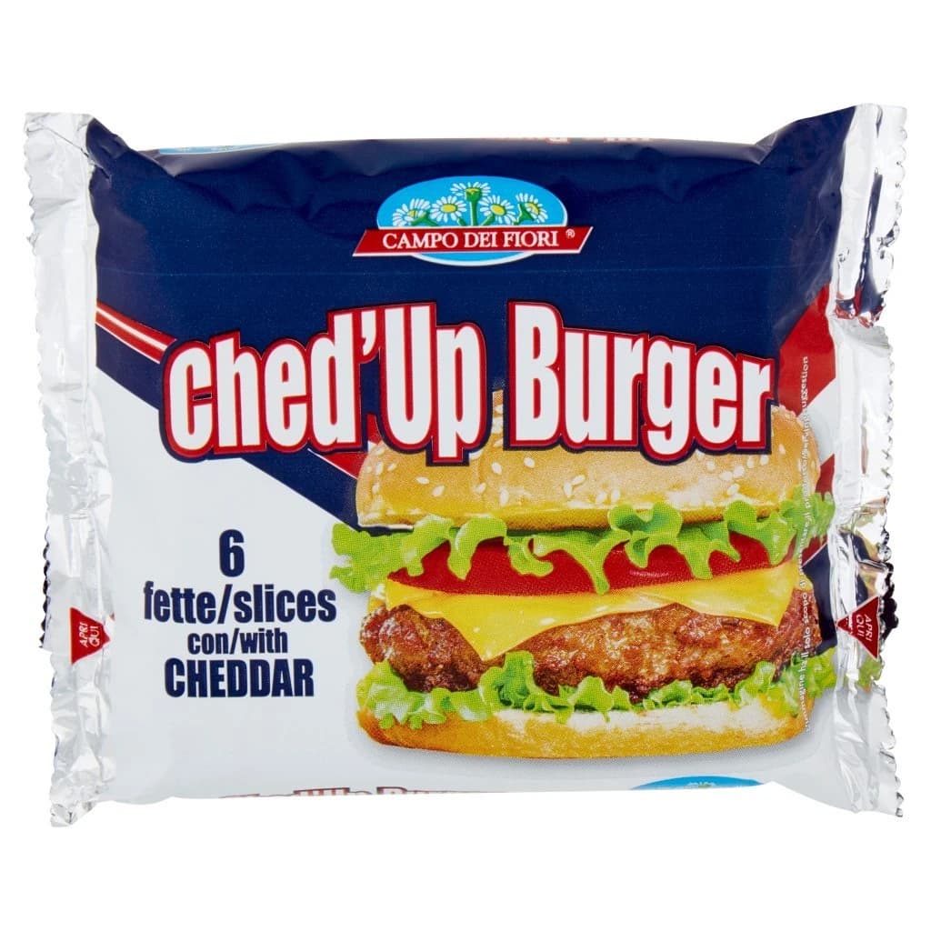Ched'Up burger 6 fette con cheddar 150 g in offerta da Dpiù
