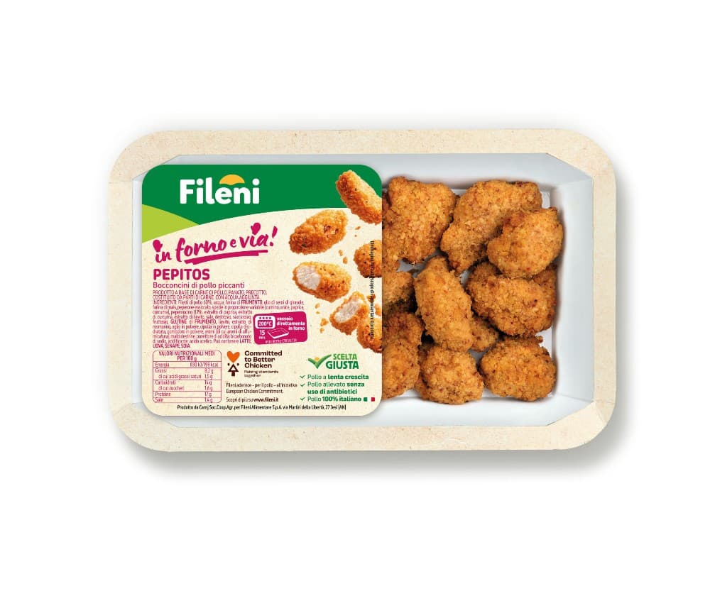 Pepitos di pollo o Chicken stick "In Forno e Via", 250 g Fileni – Iper La grande i