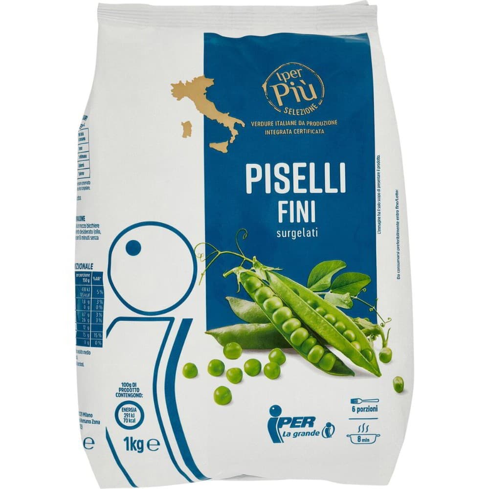 Piselli fini, 1 kg Iper Più – Iper La grande i