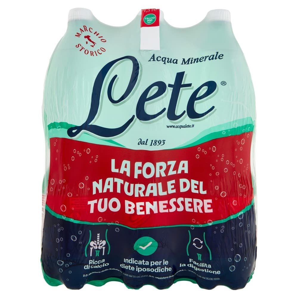 Acqua effervescente naturale Lete, L 3 – Bennet