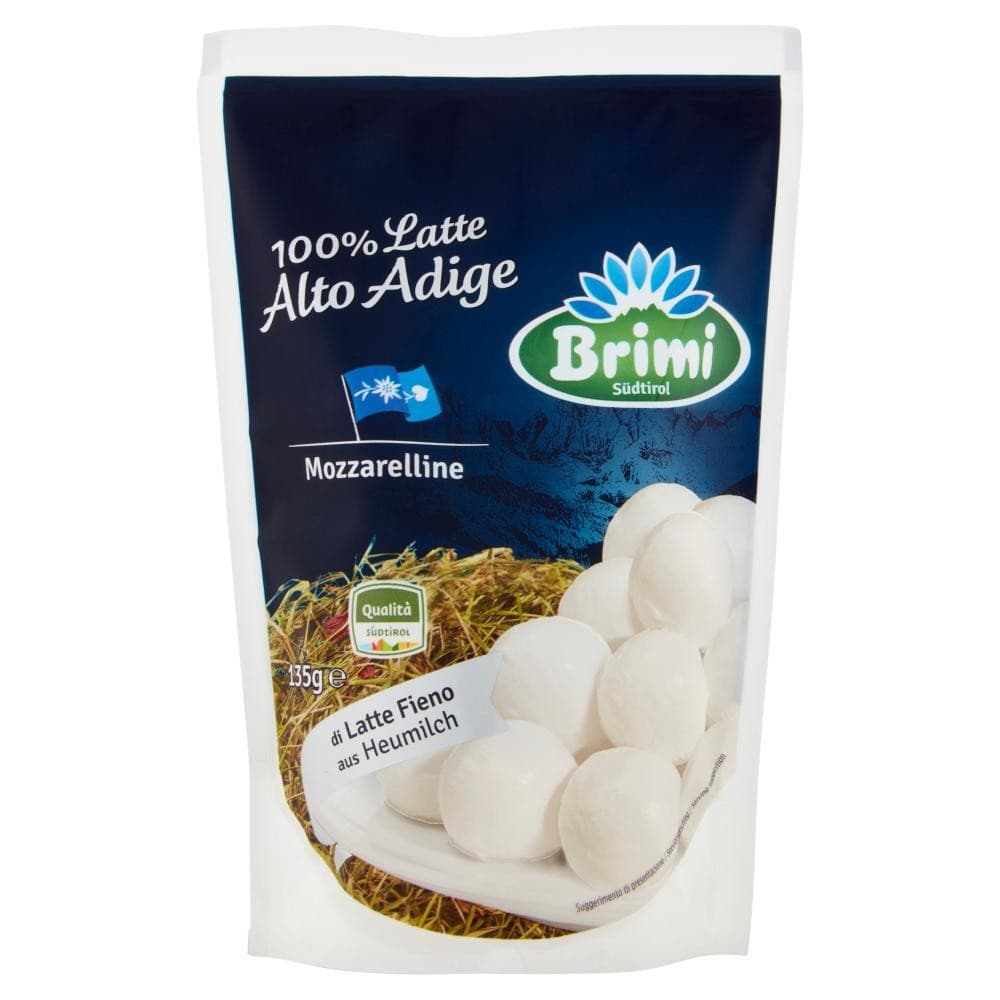 Mozzarelline di latte fieno Brimi, 135 g – Il Gigante