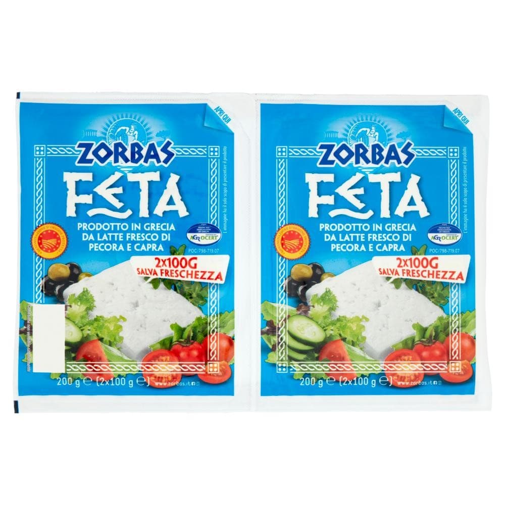 Feta DOP Zorbas 2x100 g in offerta da Il Gigante