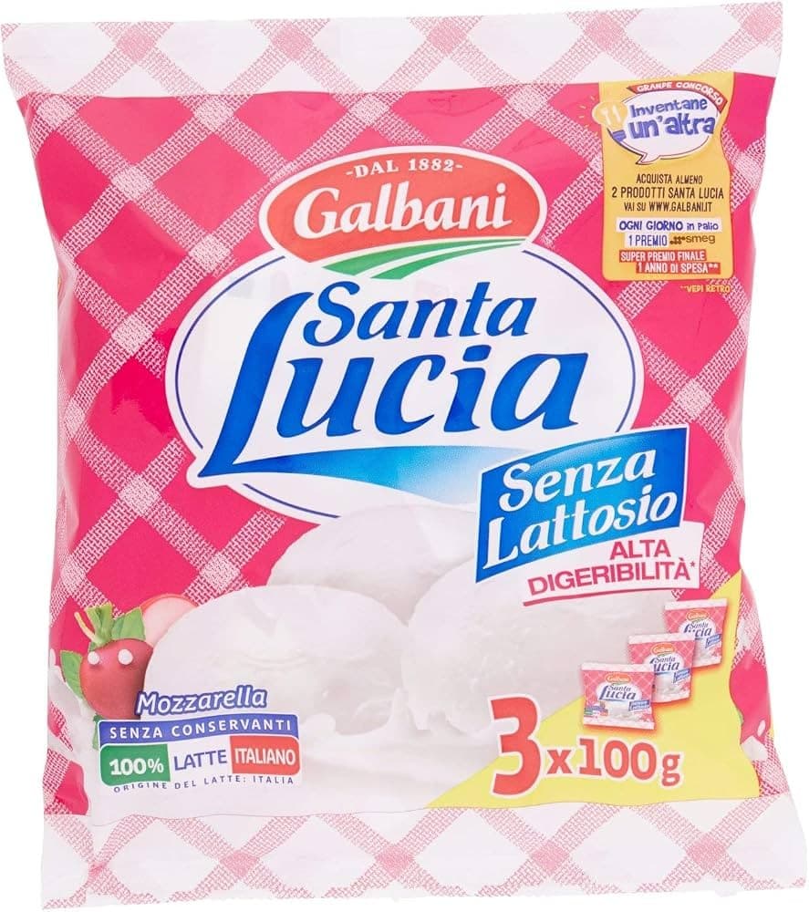 Galbani Santa Lucia linea senza lattosio, da 100 g a 300 g – Iper La grande i