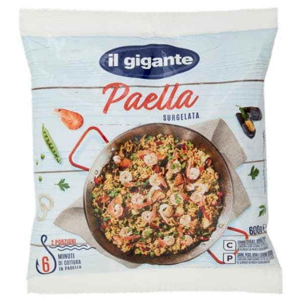 Paella di pesce Il Gigante, 600 g – Il Gigante