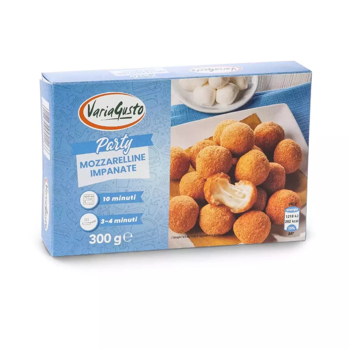 Variabusto mozzarelline impanate/olive all'ascolana 300 g in offerta da Eurospin
