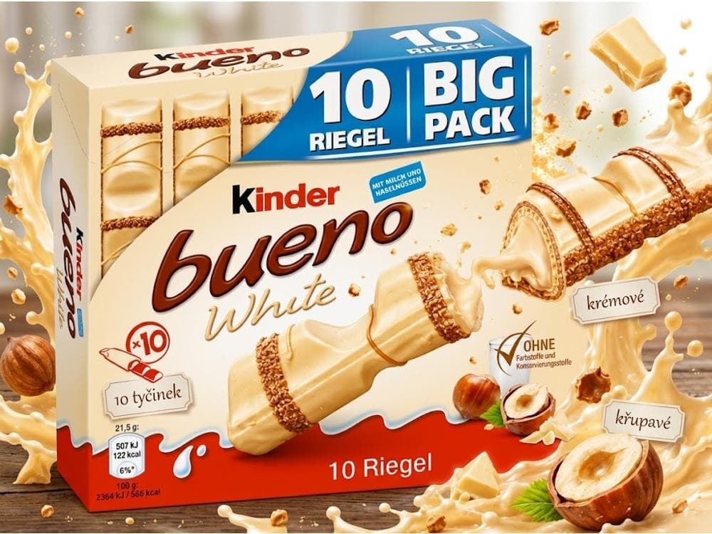 Kinder Bueno o Kinder Bueno White, 195 g – Esselunga