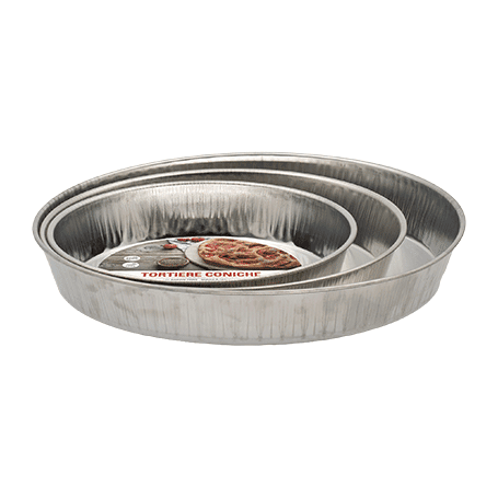 Tris tortiere coniche, 20/24/28 cm – MD