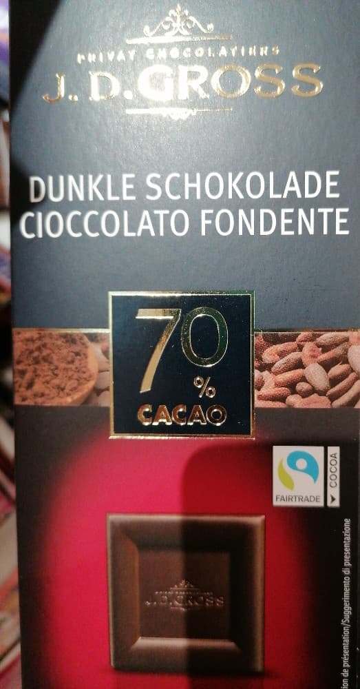 J.D. Gross cioccolato fondente Ecuador, 125 g – Lidl