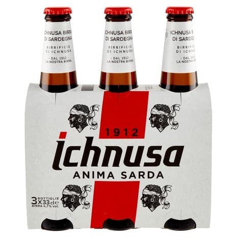 Birra Ichnusa, 3 x 33 cl = 99 cl – Penny