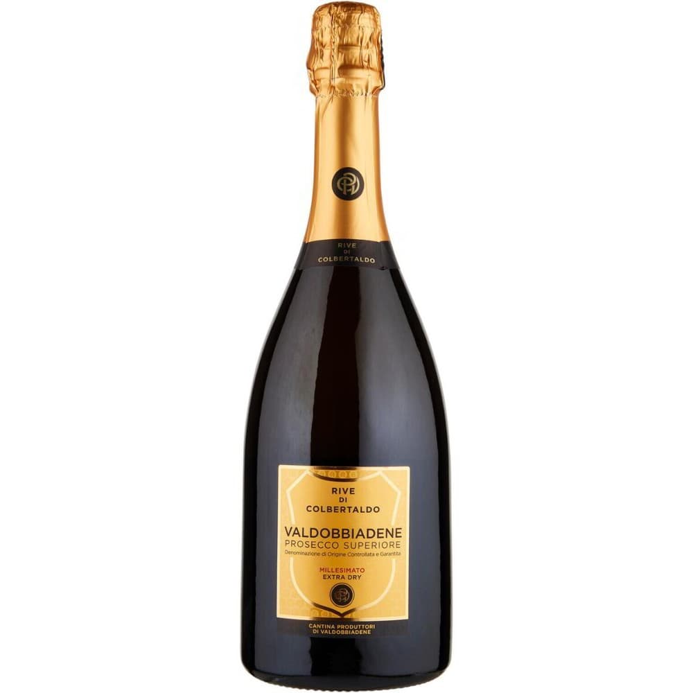Valdobbiadene Prosecco Superiore Millesimato Extra Dry DOCG Rive di Colbertaldo, 75 cl – Iper La grande i