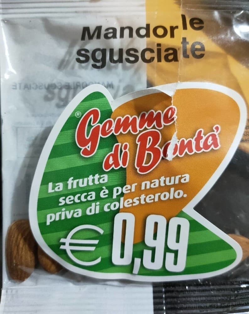 Mandorle sgusciate, 1 kg Gemme di Bontà – Esselunga