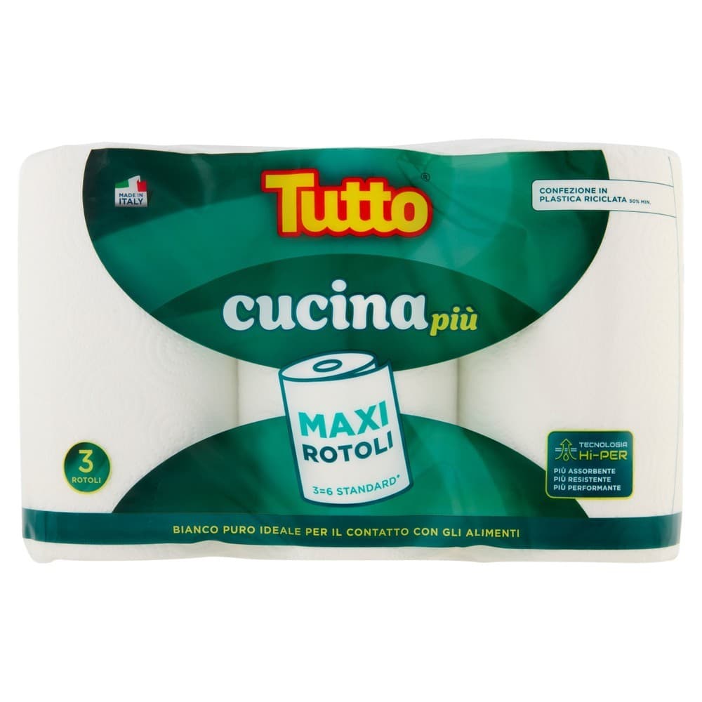 Carta Casa Cucina Più, 3 rotoli – Bennet