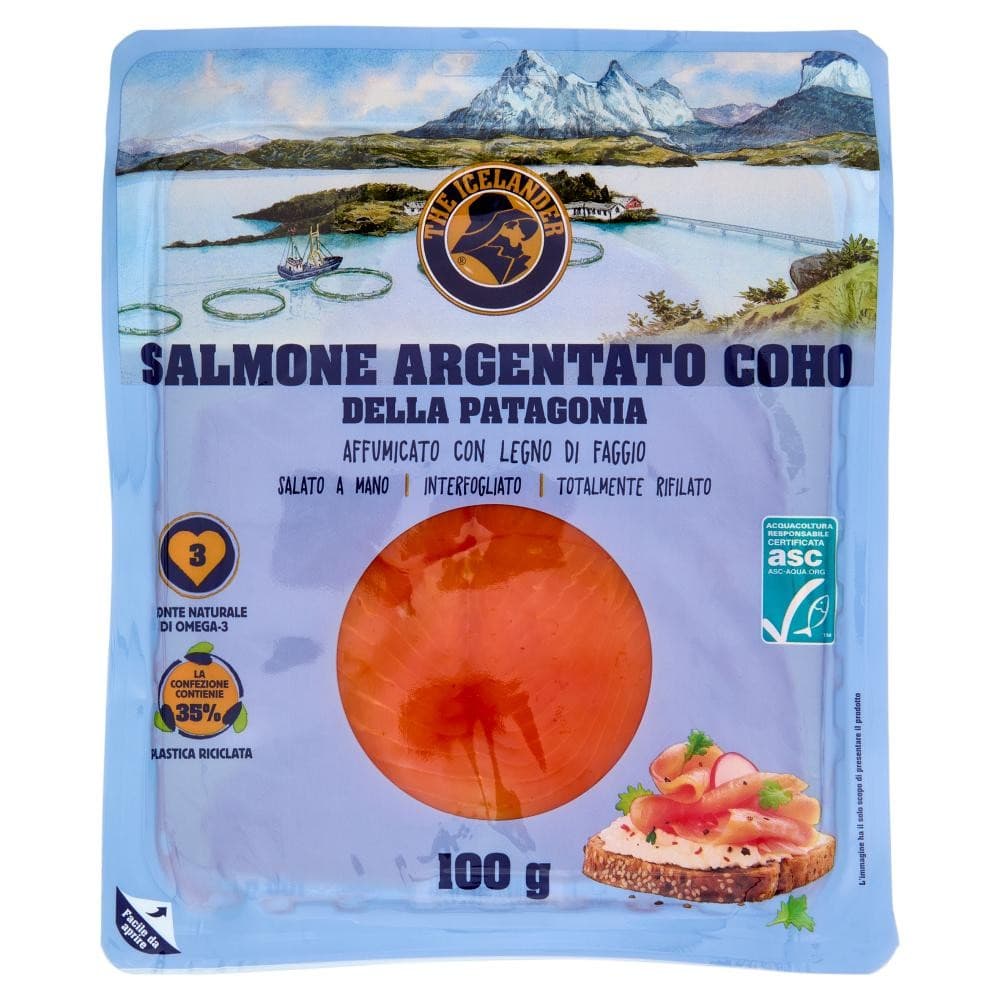 Salmone Argentato Patagonia Affumicato 100 g in offerta da Carrefour