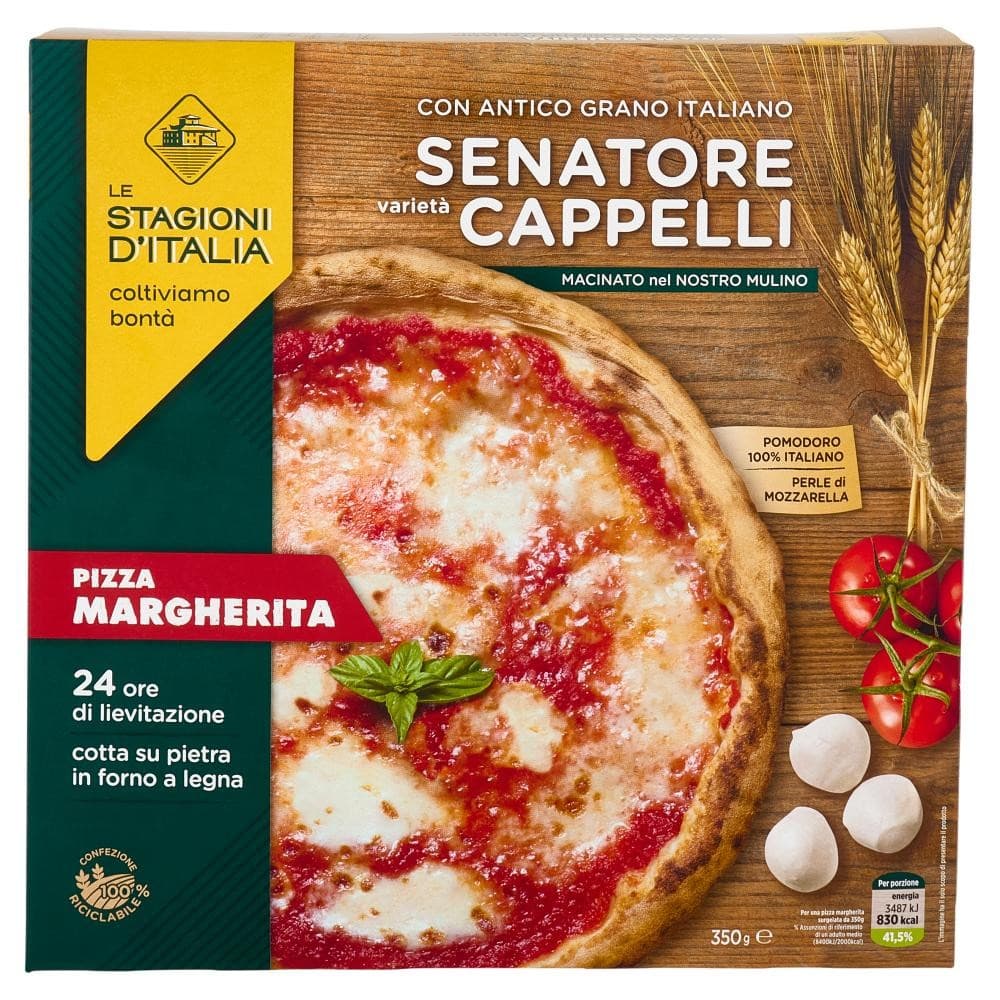 Pizza Margherita Le Stagioni d'Italia, 350 g – Panorama