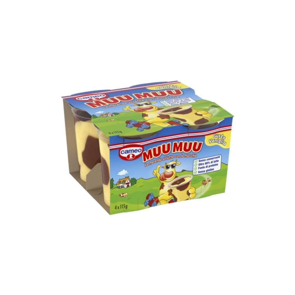 Muu Muu vaniglia o cioccolato, 115 g x4 o 50 g x6 Cameo – Iper La grande i