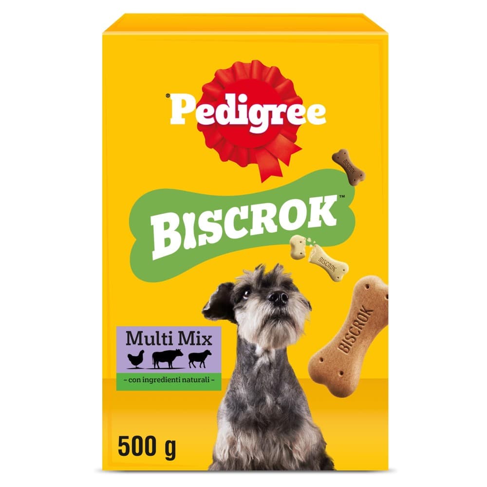 Biscotti per cani, 500 g Pedigree Biscrok Multi Mix – Carrefour