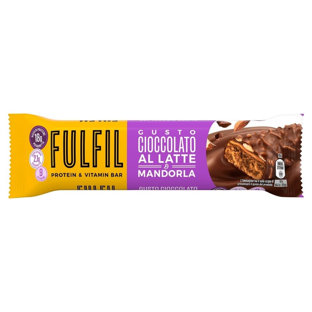 Fulfil Cioccolato al Latte Mandorla, 55 g – Il Gigante