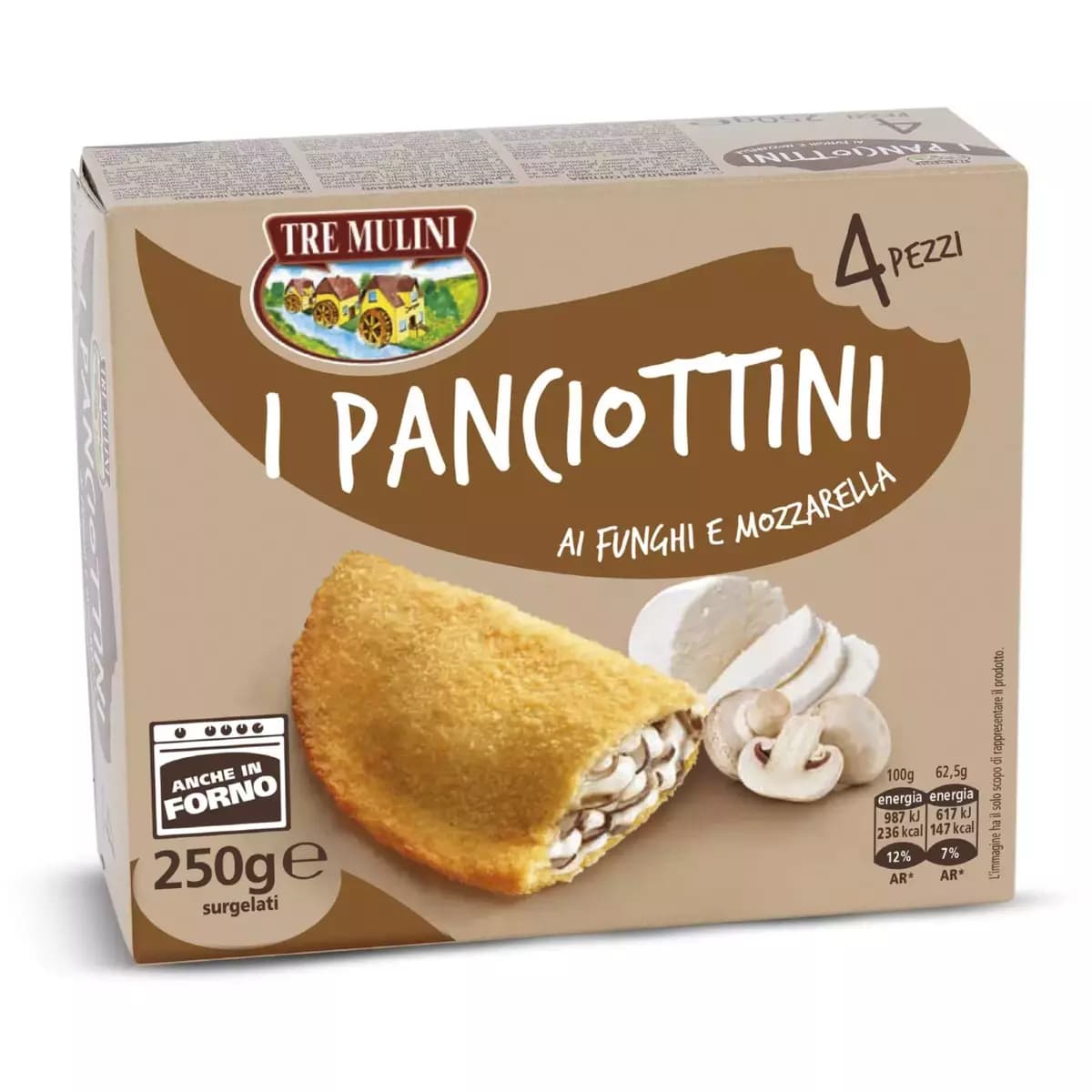 Tre Mulini panciottini gusti assortiti, 250 g – Eurospin