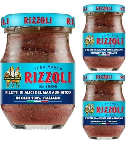 Filetti di alici cantabriche o adriatiche, 80 g Rizzoli – Panorama