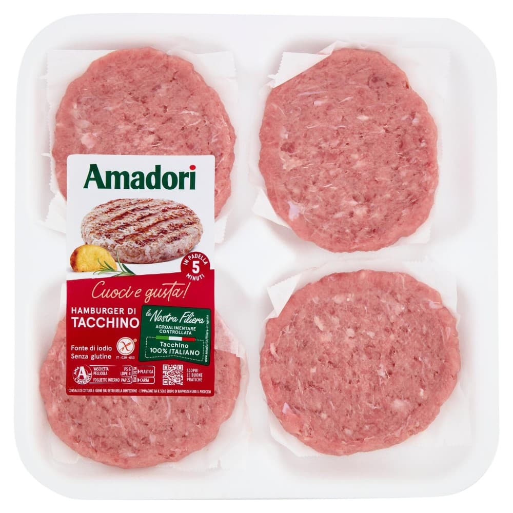 Hamburger di tacchino, 320 g Amadori – Panorama