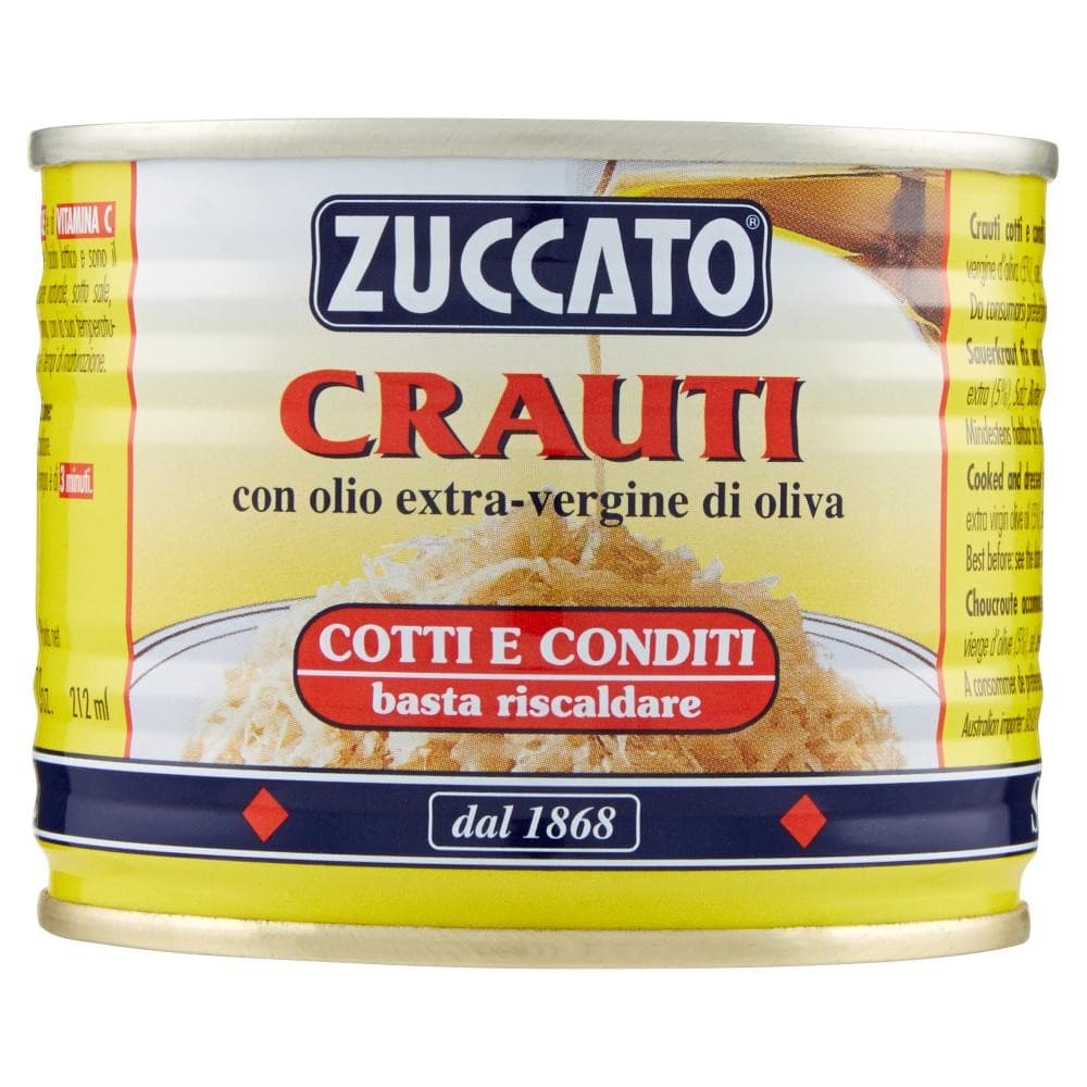 Crauti con olio extra-vergine di oliva, 190 g Zuccato – Bennet