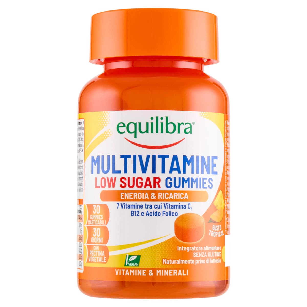Multivitamine low sugar, 30 gummies Equilibra – MD