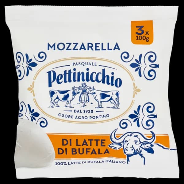 Mozzarella di latte di bufala Pettinicchio 3x100 g in offerta da Il Gigante