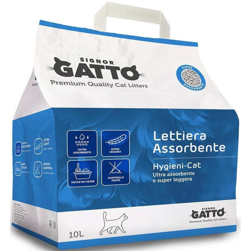 Signor Gatto lettiera Hygieni-Cat, 10 litri – Risparmio Casa