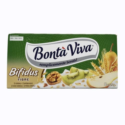 Bontà Viva yogurt bifidus bianco naturale, 8 x 125 g – MD