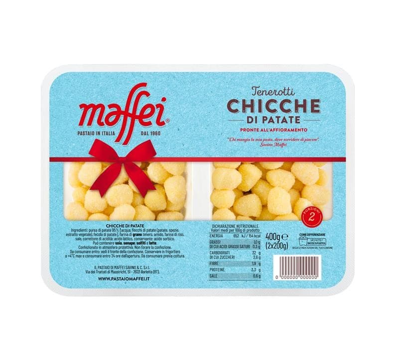 Chicche fresche di patate Tenerotti Maffei, 400 g – Il Gigante