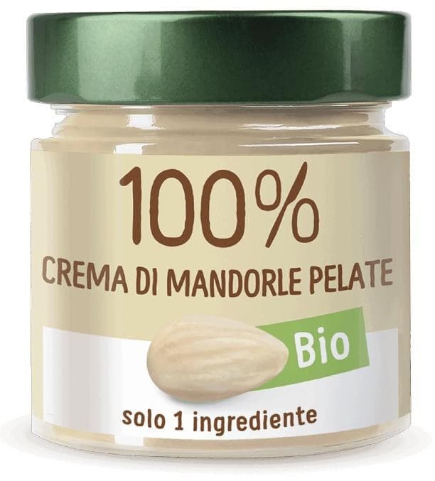 Euro Company crema 100% mandorle pelate bio, 175 g – Bennet