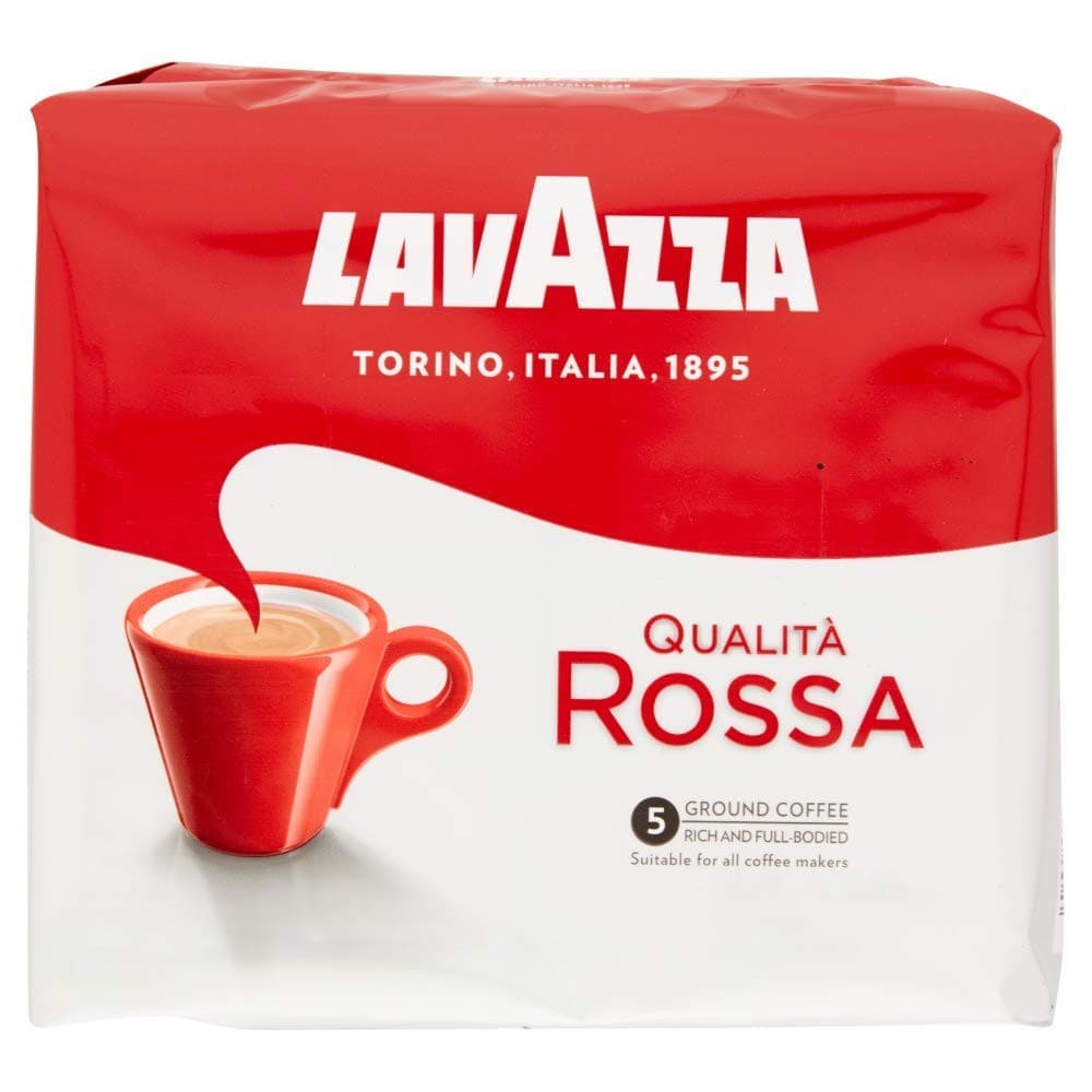 Caffè macinato per moka Qualità Rossa Lavazza, 500 g – Bennet