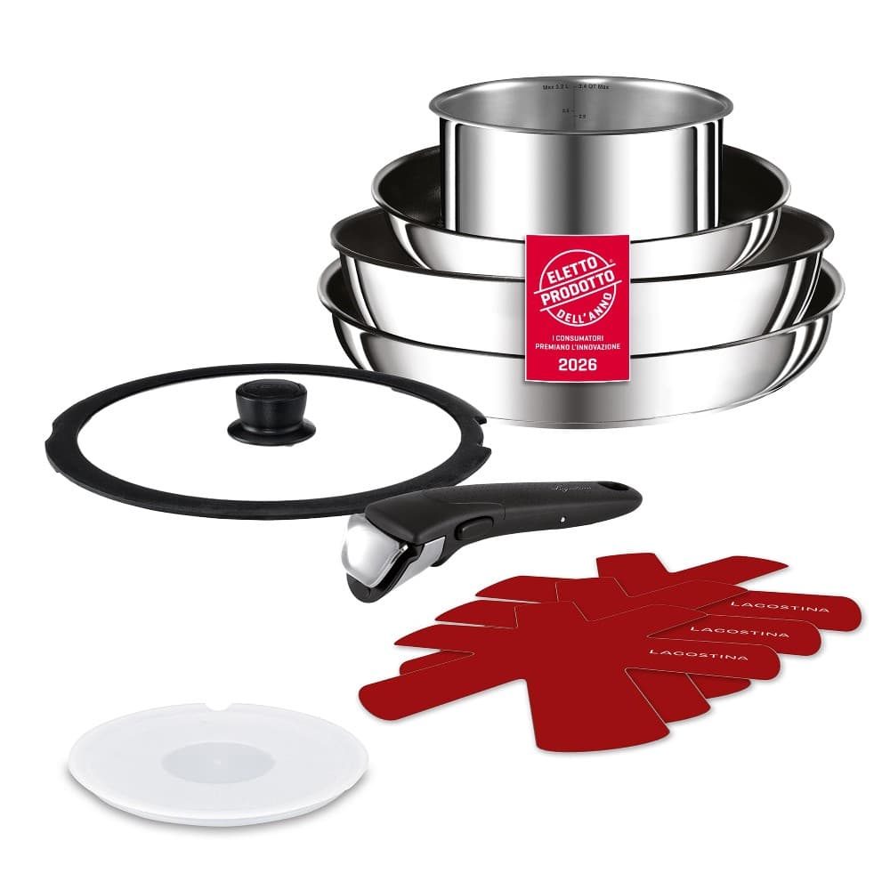 Lagostina Ingenio Inox, 7 pz – Comet