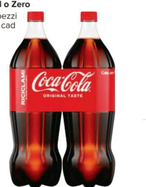 Coca-Cola Original o Zero, conf 2 pezzi da 1,5 lt cad 3 l – Carrefour