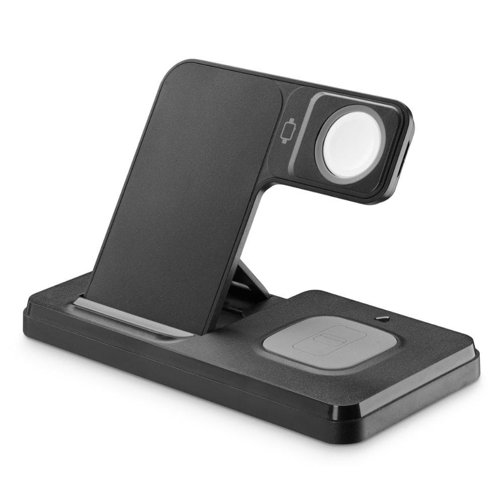 Supporto wireless 15W 3 in 1 nero Cellularline in offerta da Coop