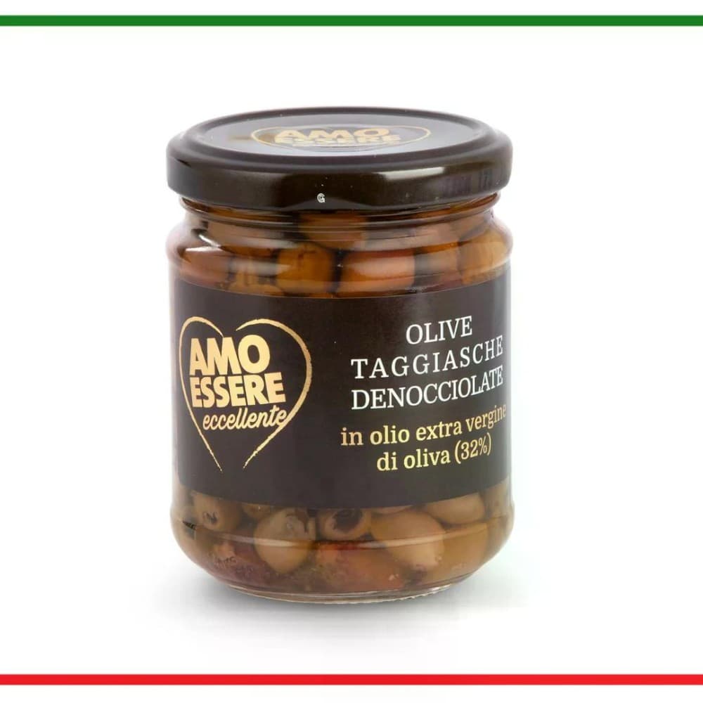 Olive taggiasche denocciolate, 180 g AMO ESSERE – Eurospin