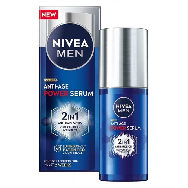 NIVEA MEN Siero antiage Hyaluron luminous, 30 ml – Lidl
