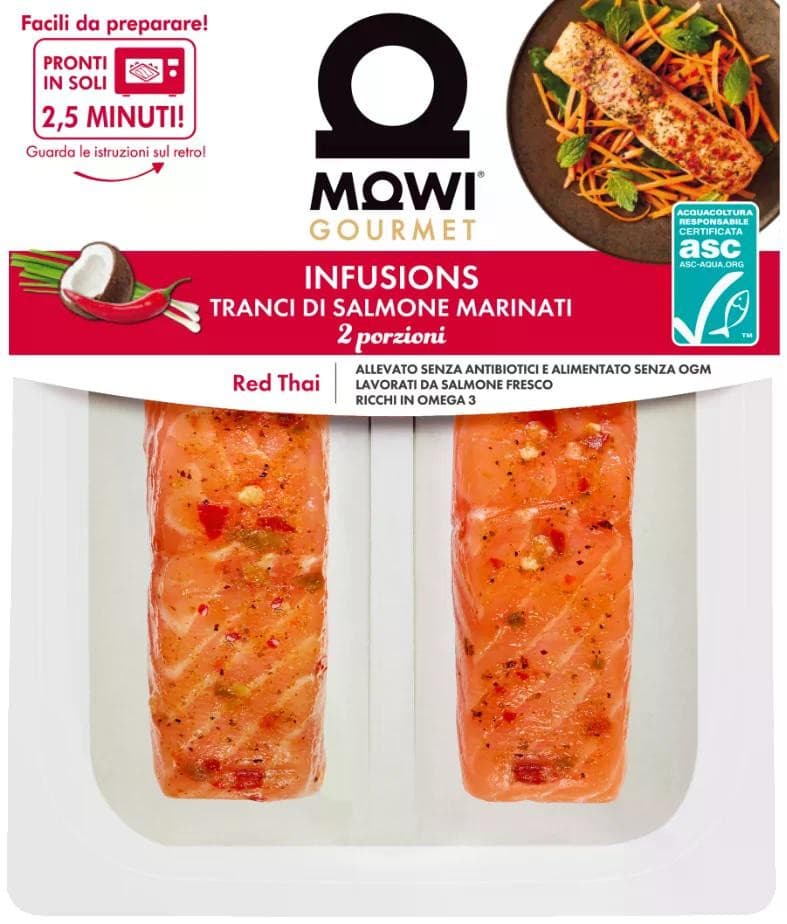 Mowi trancio di salmone 220 g in offerta da Panorama