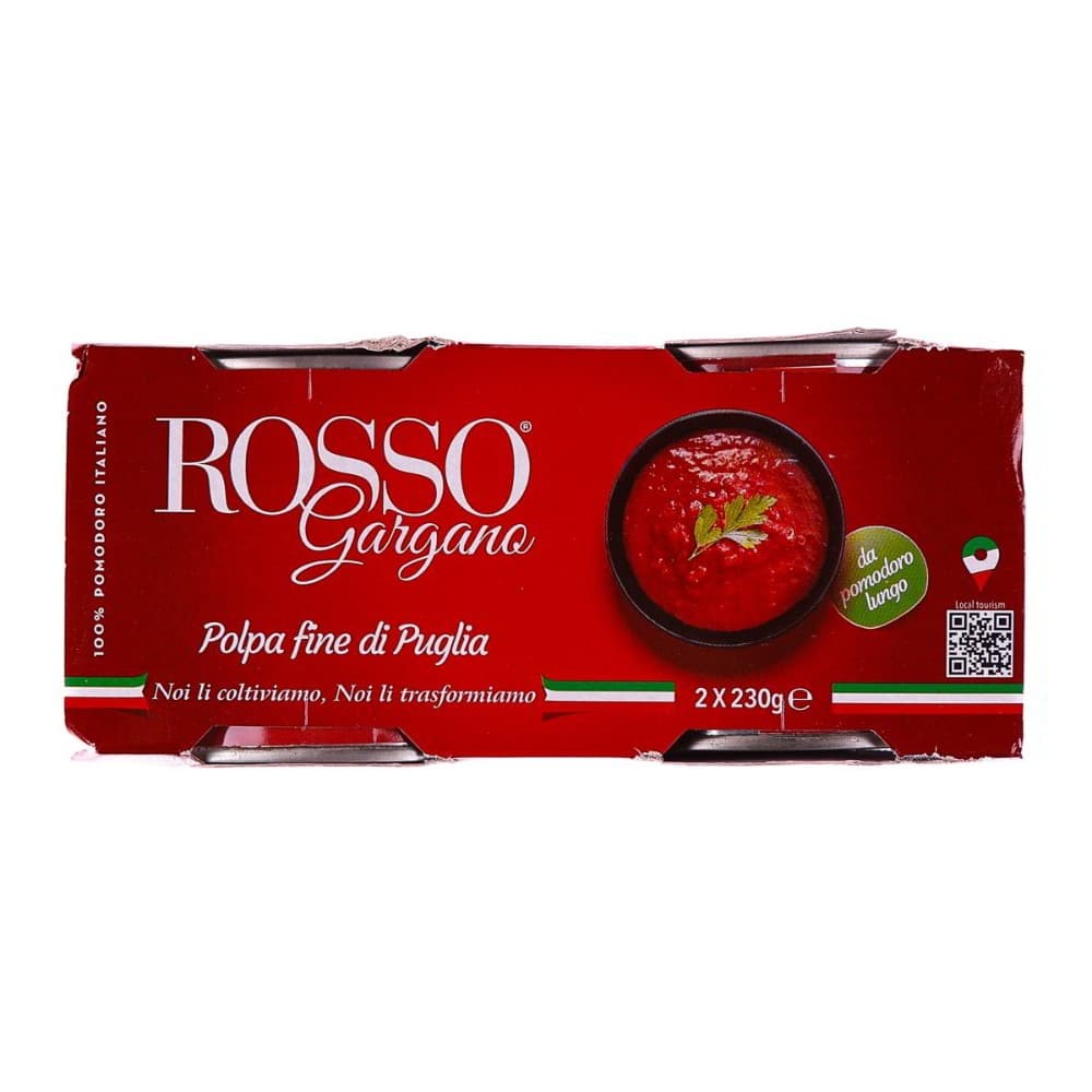 Polpa fine di Puglia Rosso Gargano, 230 g x2 – Iper La grande i
