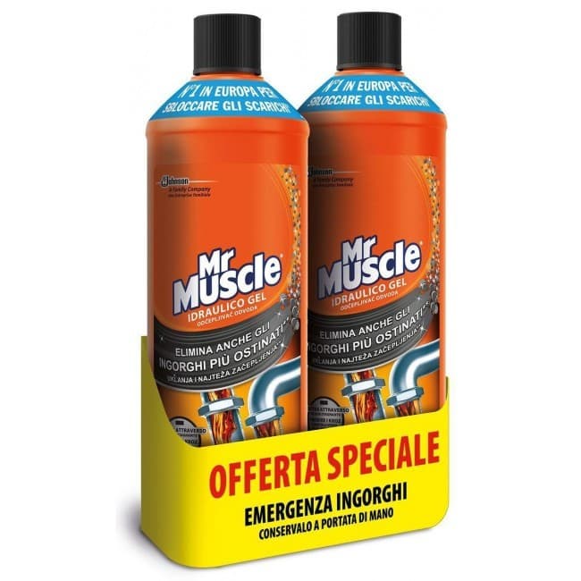 Mr Muscle disgorgante idraulico Gel 1 l x2 in offerta da Iper La grande i