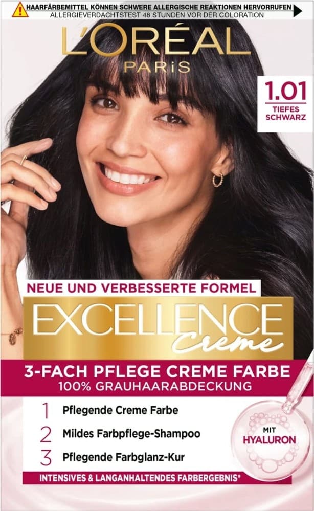 L'Oréal Paris Excellence Creme colorazione permanente, 1 pezzo – Dm