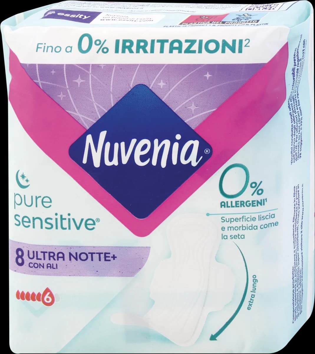 Nuvenia pure sensitive assorbenti, 8/12 pz – Tigota