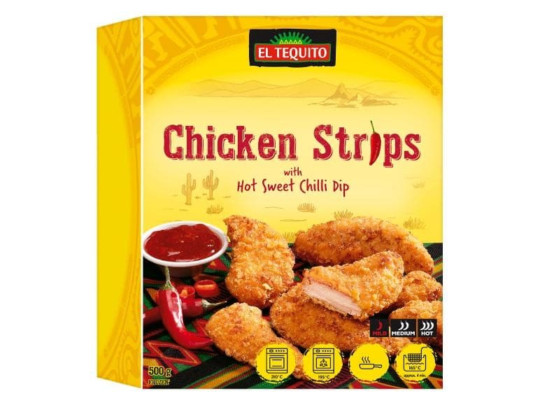 El Tequito bocconcini di pollo impanati, 500 g – Lidl