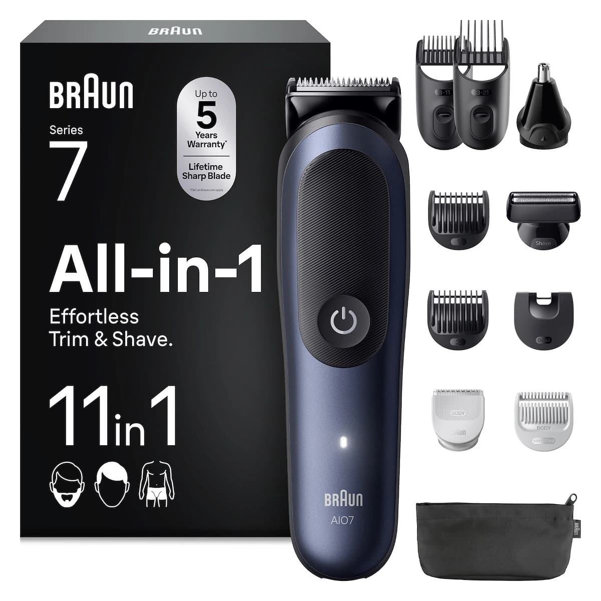 Grooming kit All-in-One Serie 7 AIO 7540 BRAUN – Euronics