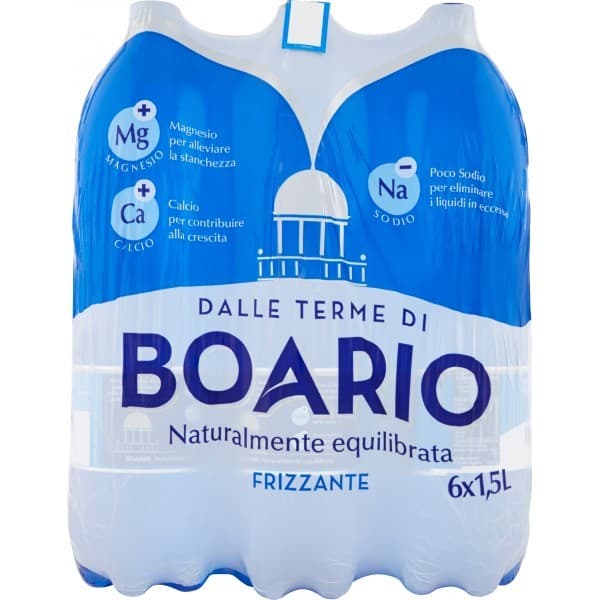 Acqua minerale naturale o frizzante 1,5 l x6 Boario in offerta da Iper La grande i