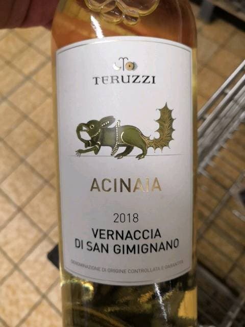 Vernaccia di San Gimignano DOCG o Peperino IGT Acinaia Teruzzi, 750 ml – Carrefour